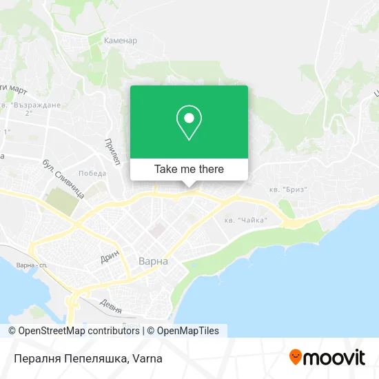 Карта Пералня  Пепеляшка