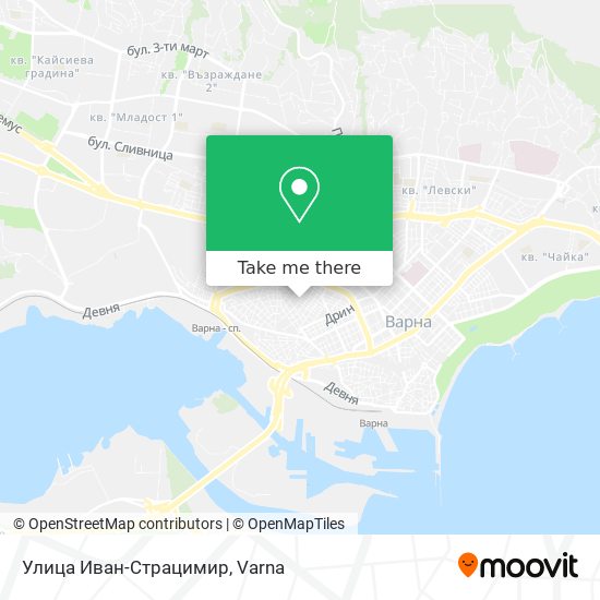 Улица Иван-Страцимир map