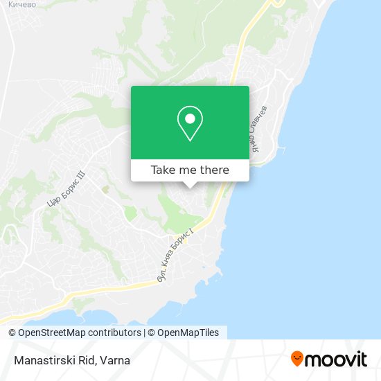 Manastirski Rid map