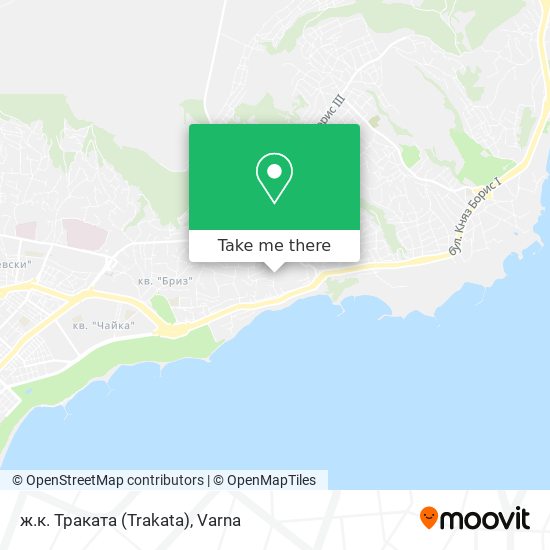 ж.к. Траката (Trakata) map
