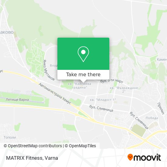 MATRIX Fitness map