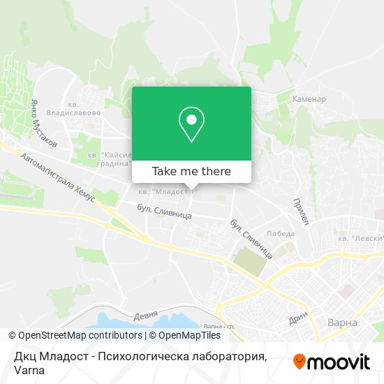 Дкц Младост - Психологическа лаборатория map