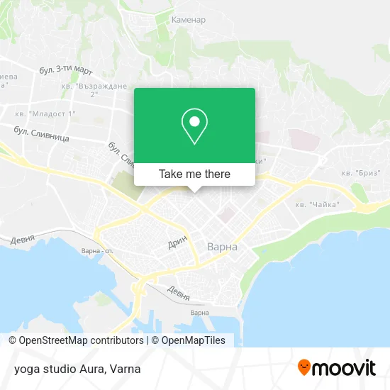 Карта yoga studio Aura