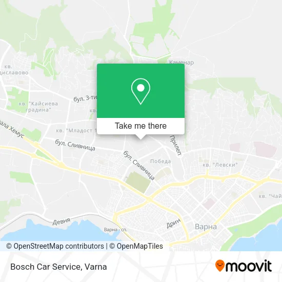 Карта Bosch Car Service