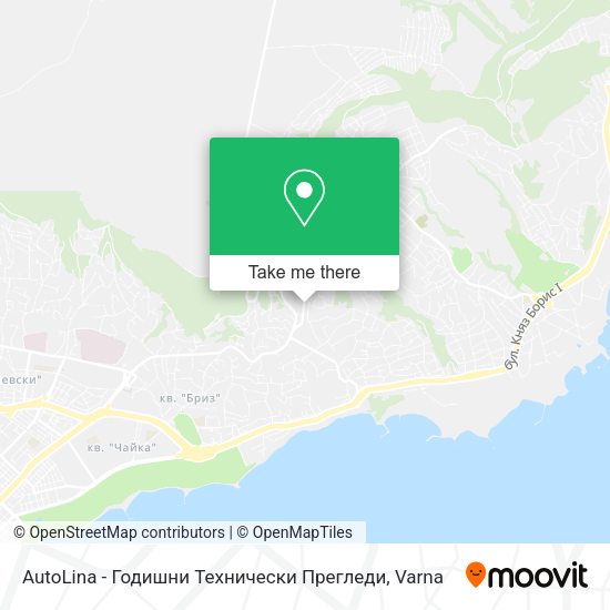 Карта AutoLina - Годишни Технически Прегледи