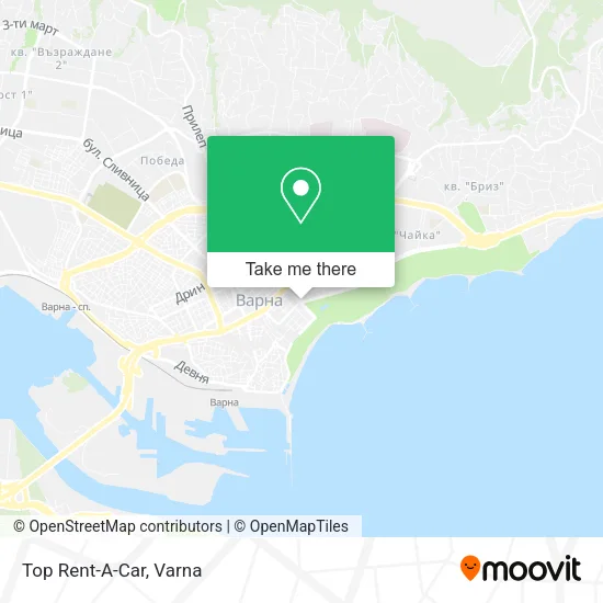 Карта Top Rent-A-Car