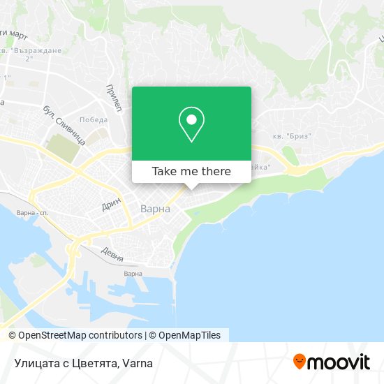 Улицата с Цветята map