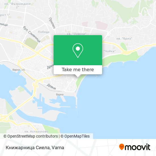 Книжарница Сиела map