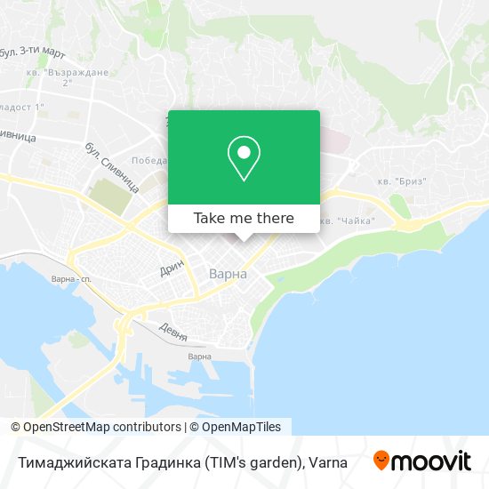 Тимаджийската Градинка (TIM's garden) map