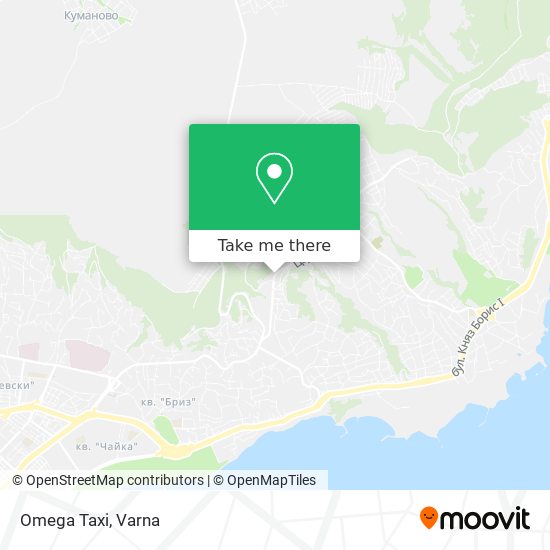 Omega Taxi map