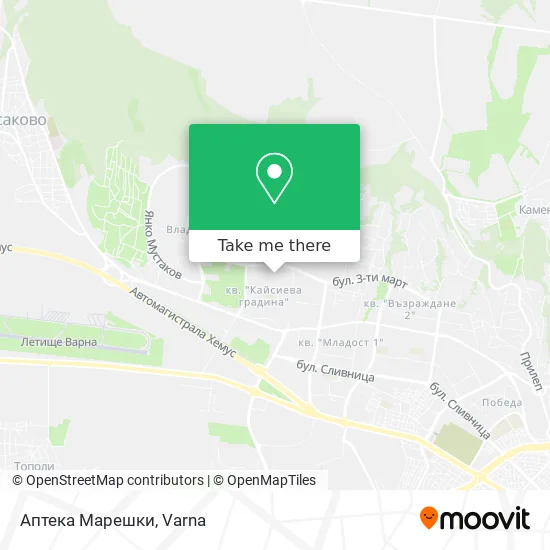 Карта Аптека Марешки