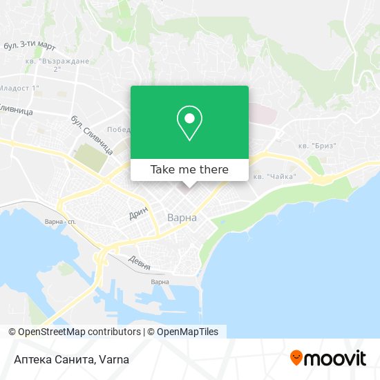 Аптека Санита map