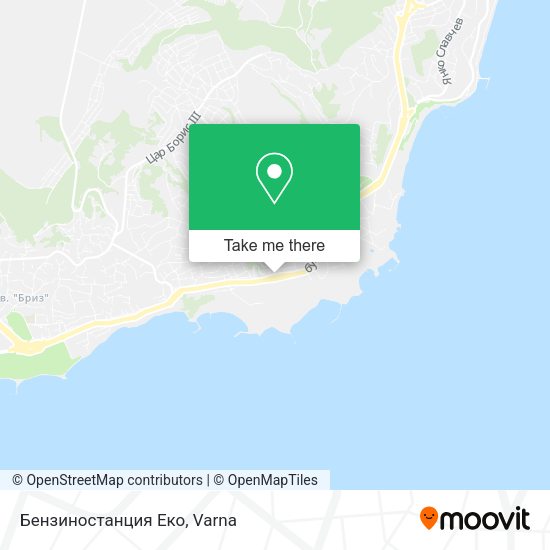 Карта Бензиностанция Еко