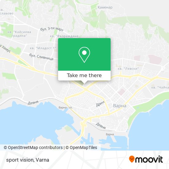 sport vision map