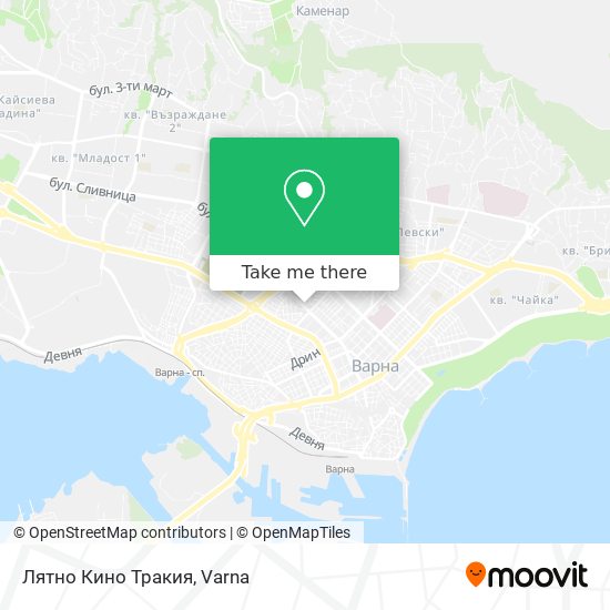 Лятно Кино Тракия map