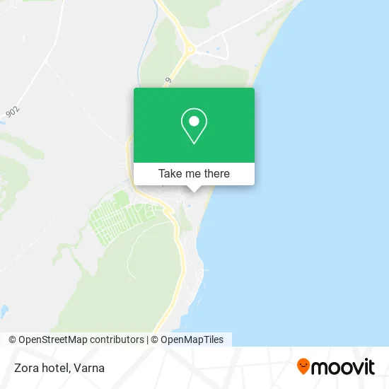 Карта Zora hotel