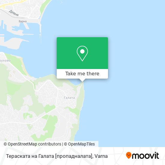 Тераската на Галата [пропадналата] map