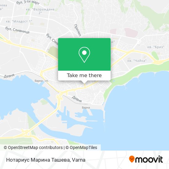 Нотариус Марина Ташева map