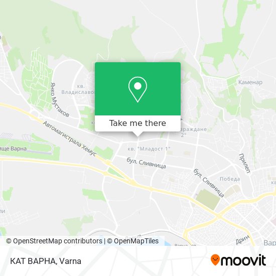 КАТ ВАРНА map