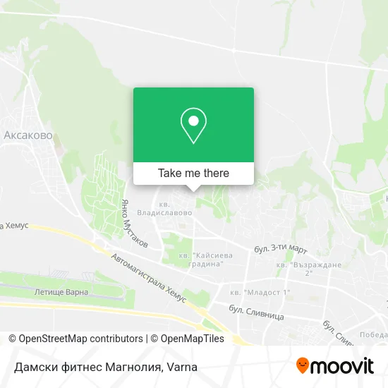 Карта Дамски фитнес  Магнолия