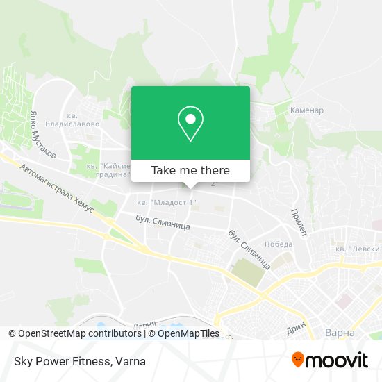 Sky Power Fitness map