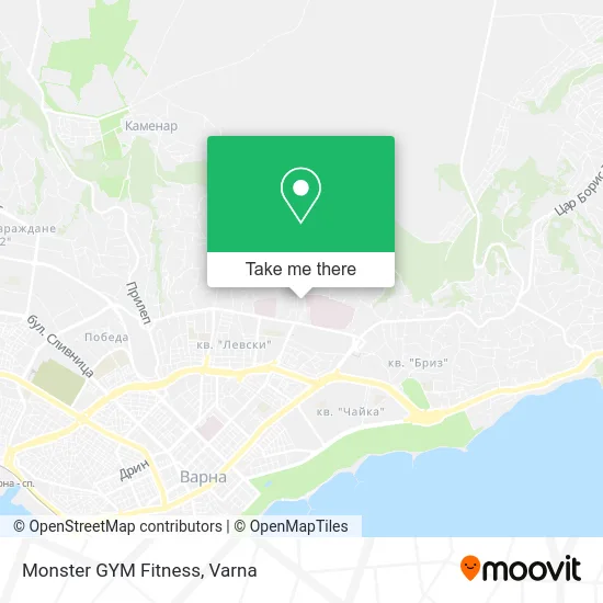 Карта Monster GYM Fitness