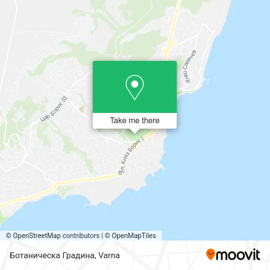 Ботаническа Градина map