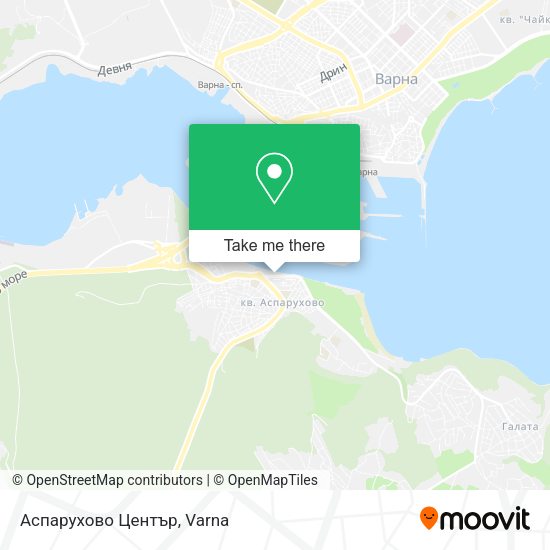 Карта Аспарухово Център