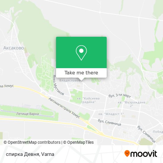 спирка  Девня map