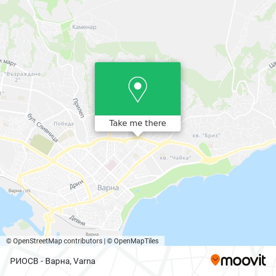 РИОСВ - Варна map