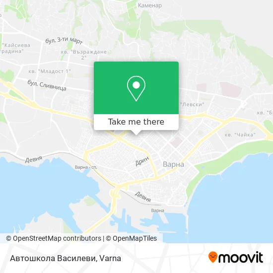 Карта Автошкола  Василеви