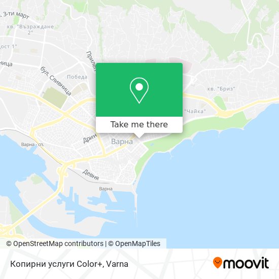 Копирни услуги Color+ map