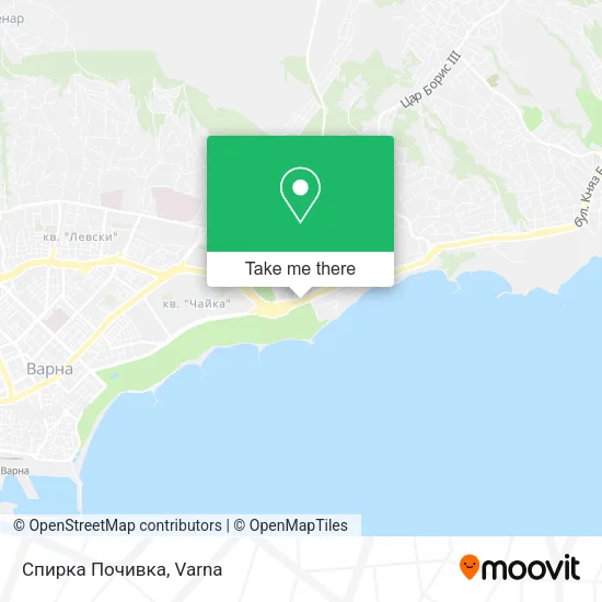 Карта Спирка Почивка