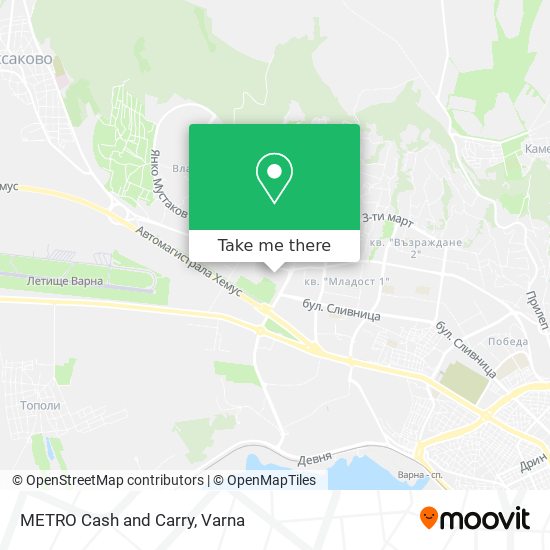 METRO Cash and Carry map
