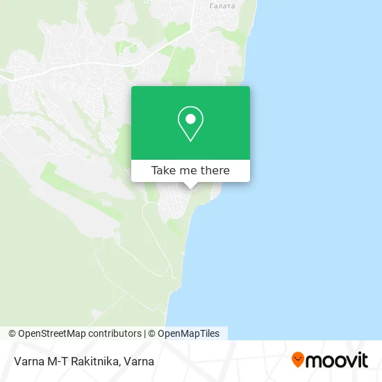 Карта Varna M-T Rakitnika