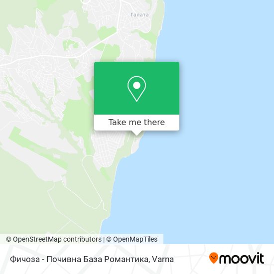 Фичоза - Почивна База Романтика map