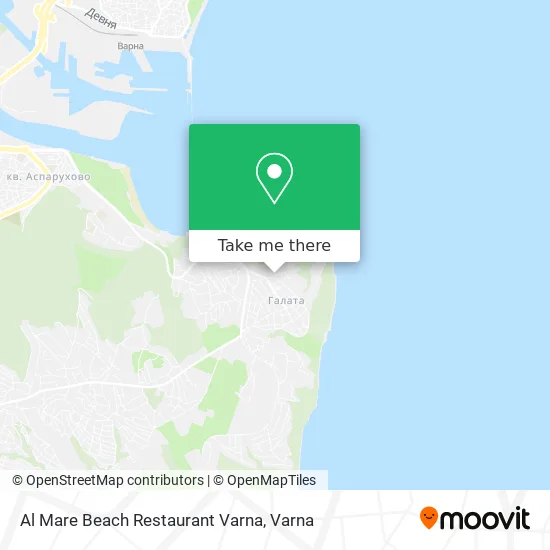 Карта Al Mare Beach Restaurant Varna