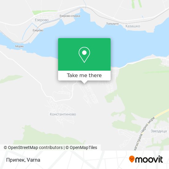Припек map