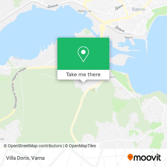 Villa Doris map