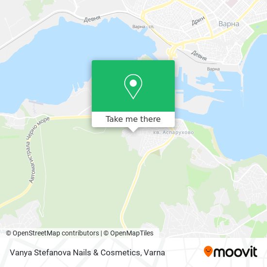 Vanya Stefanova Nails & Cosmetics map