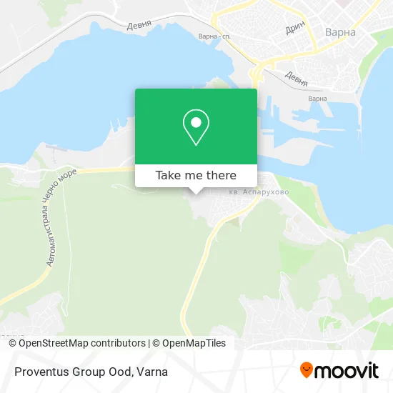 Карта Proventus Group Ood