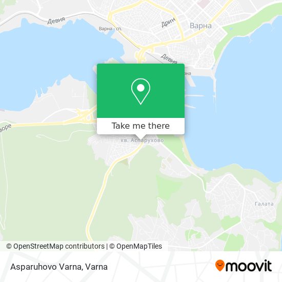 Asparuhovo Varna map