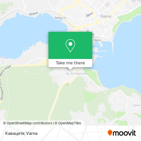 Каваците map