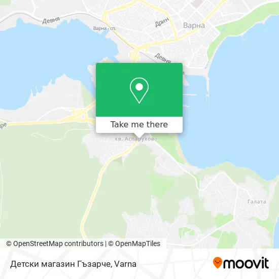 Карта Детски магазин Гъзарче