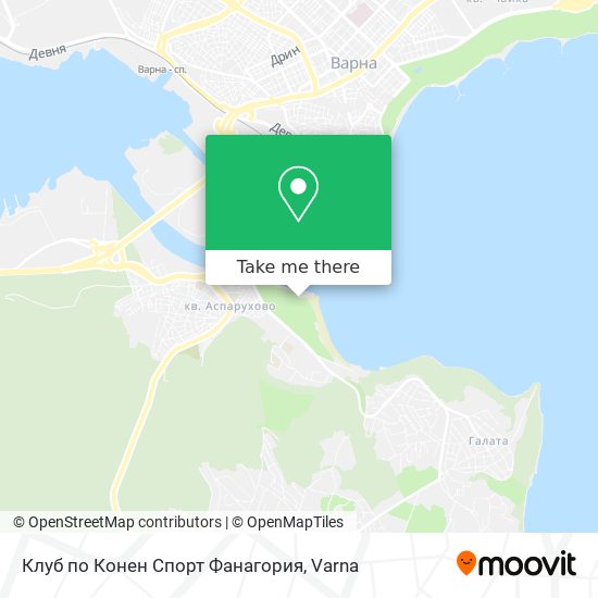 Карта Клуб по Конен Спорт Фанагория