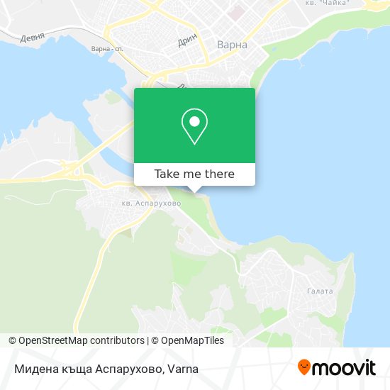 Мидена къща Аспарухово map