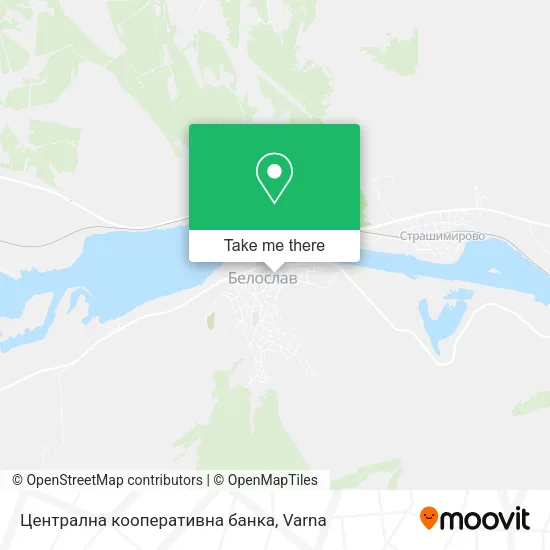 Централна кооперативна банка map