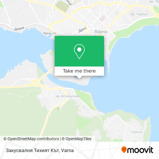 Закусвалня Тихият Кът map