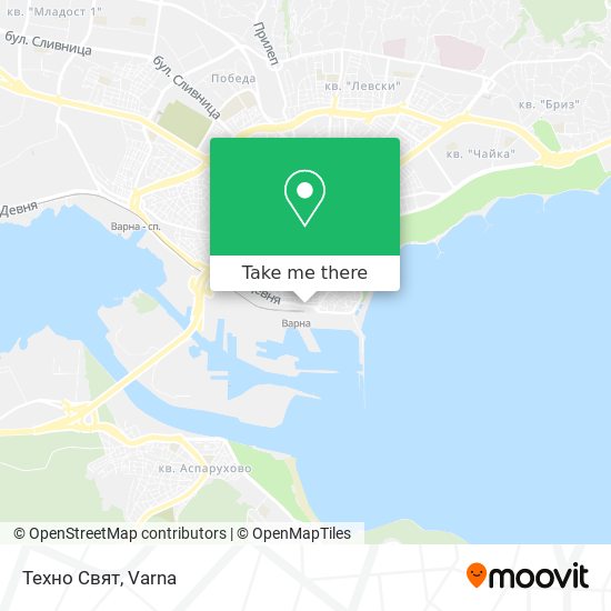 Техно Свят map