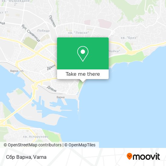 Сбр Варна map